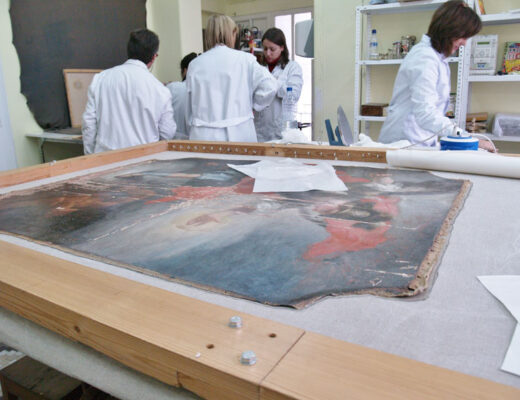 10 Empresa de restauración de lienzo