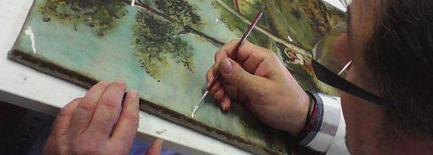 curso de conservación y restauración de pintura sobre lienzo
