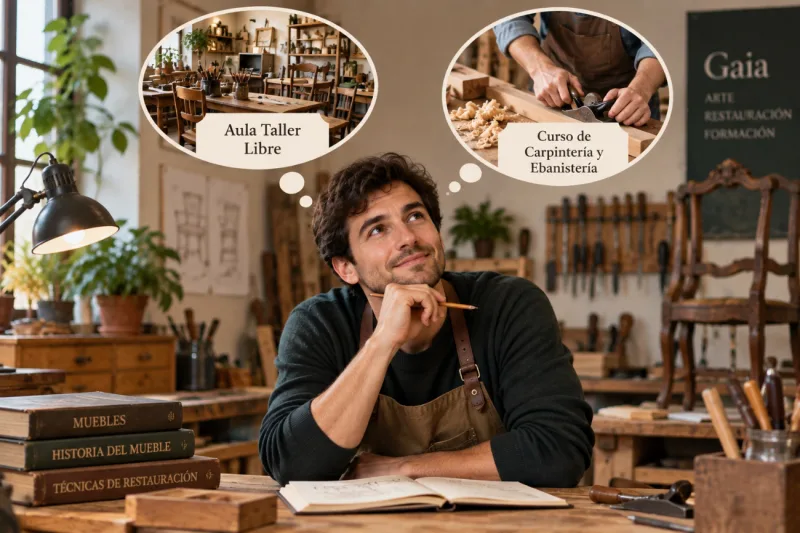Opciones de continuidad tras el curso avanzado de restauración