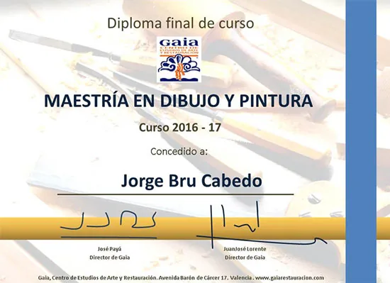 MAESTRÍA EN DIBUJO Y PINTURA
