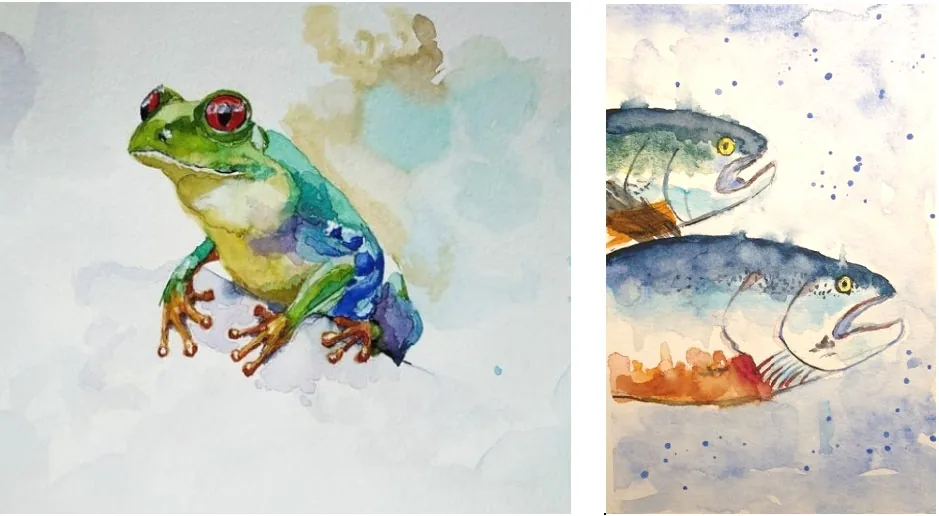 CURSO INICIACIÓN ACUARELA CREATIVA