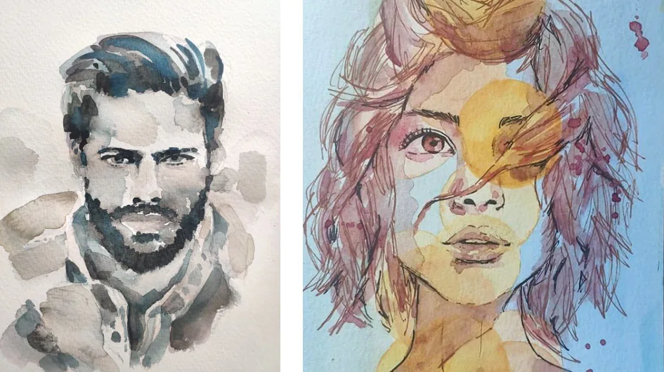 CURSO INICIACIÓN ACUARELA CREATIVA