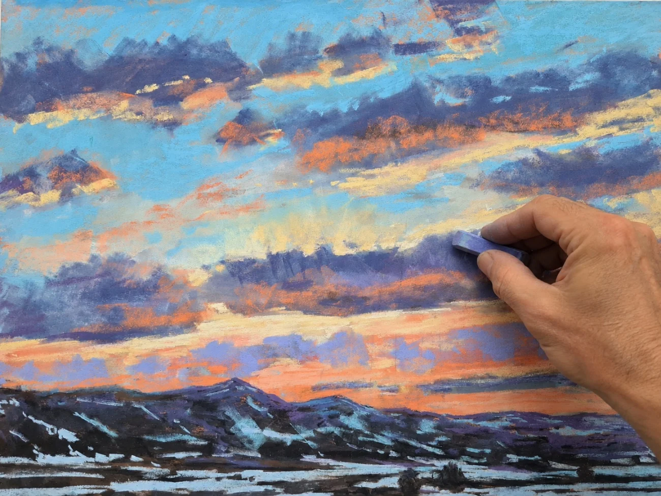 Pintura al pastel de José Payá
