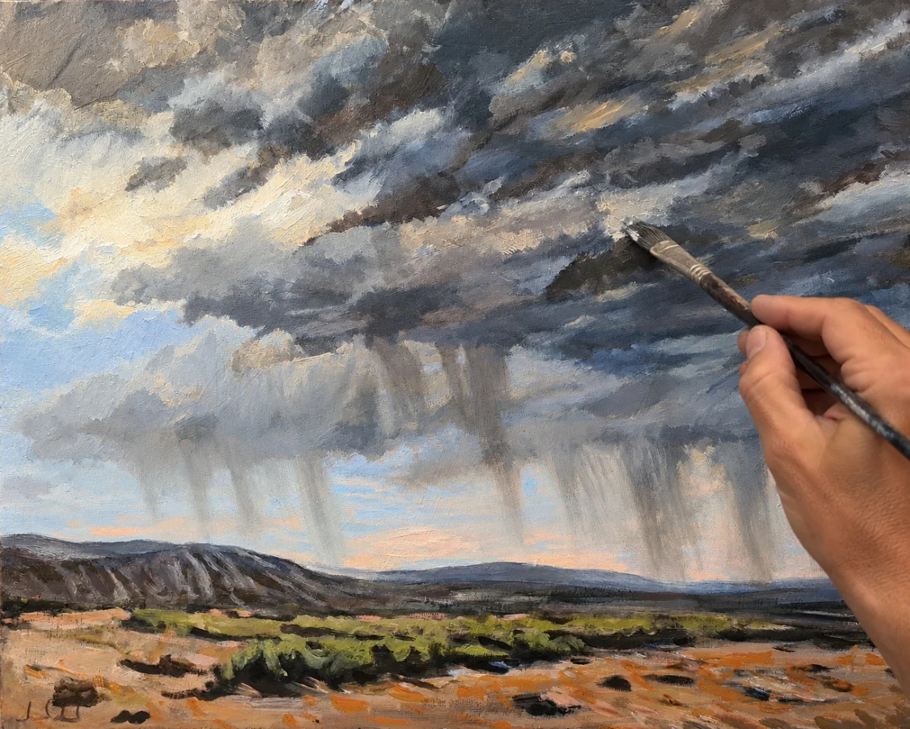 Pintura de cielos de José Payá