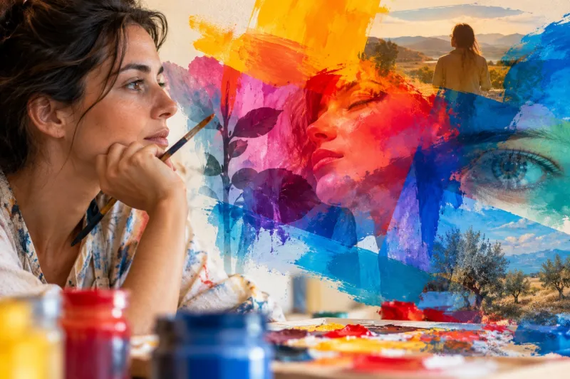Exploración artística del color, las emociones y la percepción