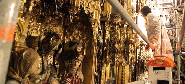 La restauración de retablos es una de las especialidades más completas y valoradas